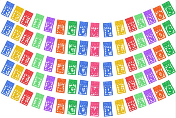 tira de plastico picado feliz cumpleaños Lista para Colgar | Papel Picado DecorameC Huixcolotla Puebla Tira Para Cumpleaños Plastico Picado Feliz Cumpleaños Enramada lista para colgar - Papel Picado Artesanal DecorameC