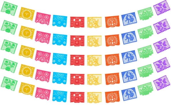 Plástico Picado para Toda Ocasión Multicolor Envio Rapido | Papel Picado DecorameC Huixcolotla Puebla Plastico Picado para Toda Ocasion Enramada Multicolo - Papel Picado Artesanal DecorameC