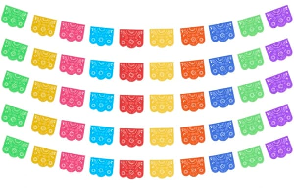 Tira de Plástico Picado Destello Multicolor Lista para Envío | Papel Picado DecorameC Huixcolotla Puebla Tira Destello Multicolor Toda Ocasion lista para envio - Papel Picado Artesanal DecorameC