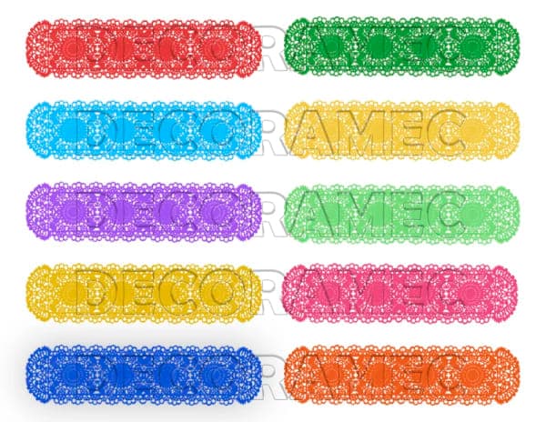 Camino de Mesa de Plástico Picado | Decoración para Fiestas | Papel Picado DecorameC Huixcolotla Puebla Camino de Mesa Plastico Picado - Papel Picado Artesanal DecorameC