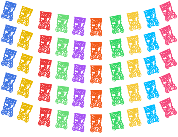 Plástico Picado de Día de Muertos Panadero | Envío Rápido | Papel Picado DecorameC Huixcolotla Puebla Plastico Picado Dia de Muertos Panadero Envio Rapido y Seguro - Papel Picado Artesanal DecorameC