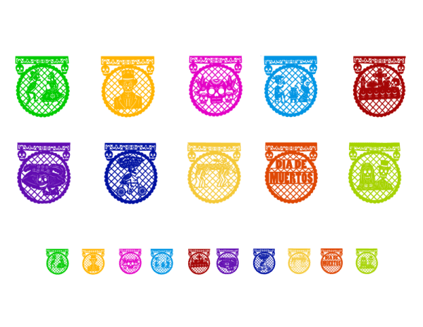 Nuevo Diseño Tira Papel Picado Día de Muertos Láser | Decoramec | Papel Picado DecorameC Huixcolotla Puebla Nuevo Diseño Tira Papel Picado Día de Muertos Láser | Decoramec - Papel Picado Artesanal DecorameC