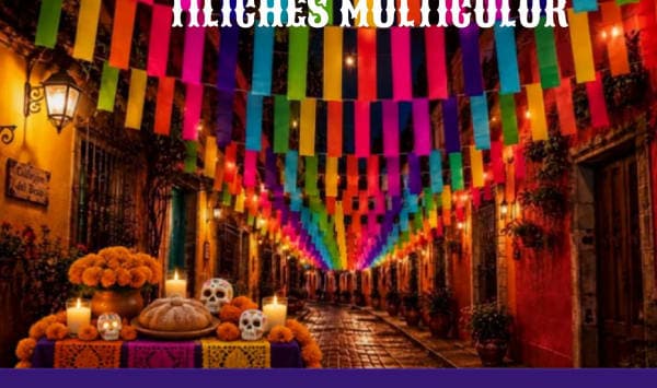 Tiliches Multicolor - Día de Muertos (Plastico) | Papel Picado DecorameC Huixcolotla Puebla Tiliches Multicolor - Día de Muertos (Plastico) - Diseño - Papel Picado Artesanal DecorameC