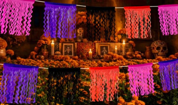 Tira En Plastico - Día de Muertos (Plastico) | Papel Picado DecorameC Huixcolotla Puebla Tira En Plastico - Día de Muertos (Plastico) - Diseño - Papel Picado Artesanal DecorameC