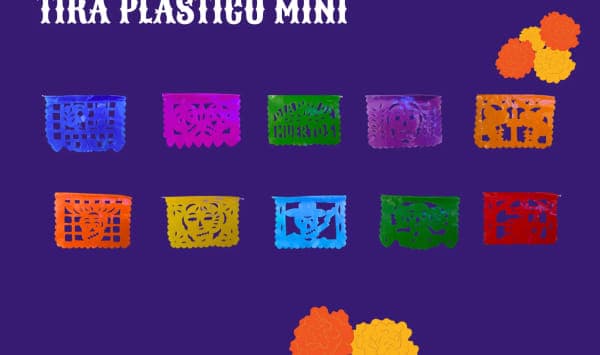 Tira Plastico Mini - Día de Muertos (Plastico) | Papel Picado DecorameC Huixcolotla Puebla Tira Plastico Mini - Día de Muertos (Plastico) - Diseño - Papel Picado Artesanal DecorameC