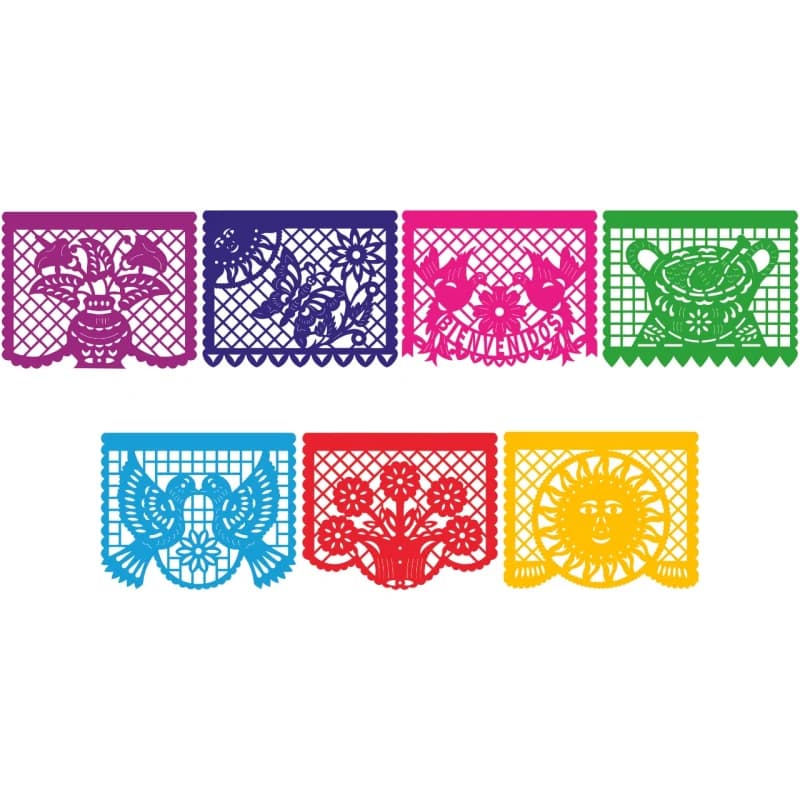 Plastico Picado Hecho a Mano Artesanal Listas Para Envio DECORAMEC